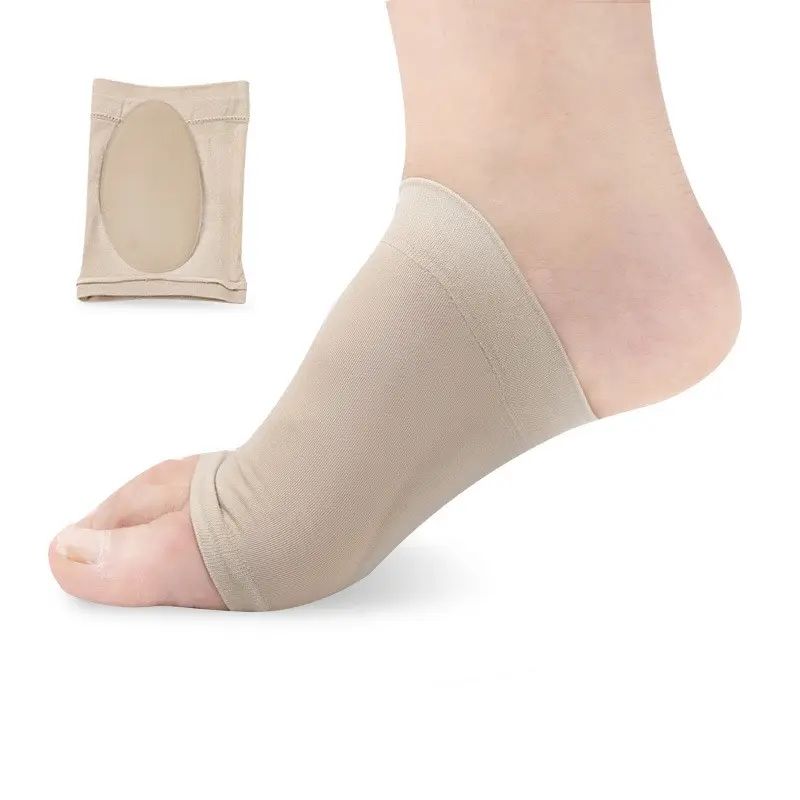 Mjuka strumpor med gel-fotvalvsstöd